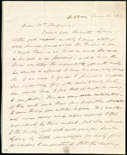 Letter to] Dear Mrs. Chapman [manuscript