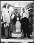 Charlotta Bass and guests at a party at her home, after circa Sept. 1950, Los Angeles