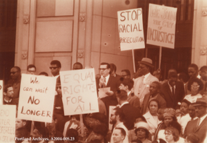 Civil Rights march on SW Main