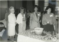 YWCA Board and Staff Christmas Party 1983, Pantha Penley and Sue Olesiuk