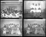 Set of negatives by Clinton Wright including Men's and Women's Progressive clubs, 1965