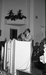 Speaker at Church, Los Angeles, 1983