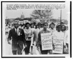 More than 15,000 white and colored persons met here 4/18 on behalf of school integration and civil rights legislation