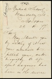 Letter to] Sir [manuscript