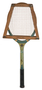 Tennis racket with frame