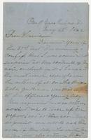Letter to Hennie from T.H.B.C.