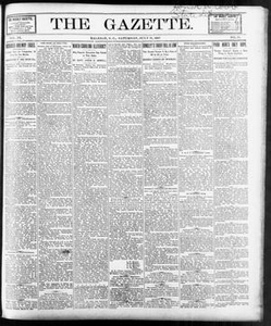 Thumbnail for The Gazette. (Raleigh, N.C.), Vol. 9, No. 24, Ed. 1 Saturday, July 31, 1897