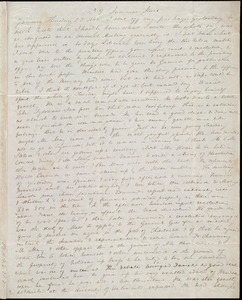 Letter from Anne Warren Weston, 39 Summer Street, [Boston], to Deborah Weston and Caroline Weston, January Thursday 23, 1845