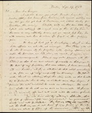 Letter to] Dear bro[ther] George [manuscript