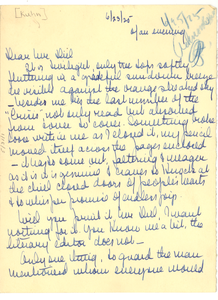 Letter from Hedwig Kuhn to Crisis