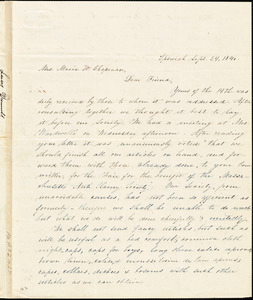 Letter from Lucy Dunnels, Ipswich, [Massachusetts], to Maria Weston Chapman, 1840 August 19