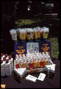 Atlanta, Georgia: 1988 West End Festival. Body cosmetics display