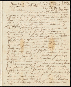 Letter from Caroline Weston, Boston, [Mass.], to Deborah Weston, Friday night, [1836?]