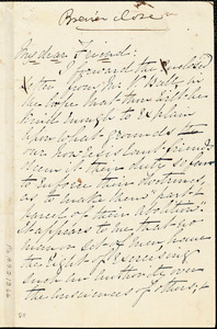 Letter from Elizabeth Pease Nichol to William Lloyd Garrison, [1840]