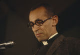 Wyatt Tee Walker speaking to an audience during a meeting at Tabernacle Baptist Church in Birmingham, Alabama.