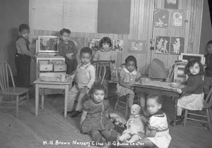 Work Progress Administration Nursery School, Hallie Q. Brown Settlement House, St. Paul.