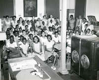 Summer reading closing exercises, Dart Hall Branch Library, 1954 (2)