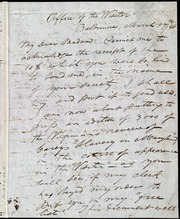 Letter to] My Dear Madam [manuscript