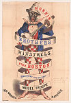 Morris Brothers minstrels from Boston, organized Dec. 14th, 1857--The model troupe