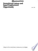 Nonreferral unions and equal employment opportunity : a report