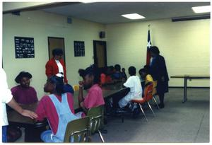 Martin Luther King Middle School Students Seated at Table