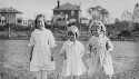 Personal. From left: Helen Davis, two unidentified girls. 3907 Seminary Avenue