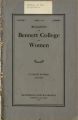 Thumbnail for Bulletin of Bennett College for Women [April 1929, with catalog]