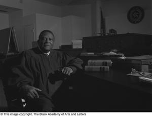 Thumbnail for Judge L. Clifford Davis photographed in his courtroom #3