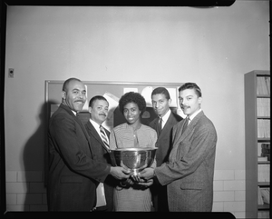 Howard U[niversity] Law School Moot Court Team, Nov[ember] 1963 [cellulose acetate photonegative]