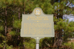 Early Baptists at Tuckasee King historical marker