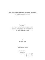 Negro social life as reflected by the lives of the students of Atlanta University 1870-1900, 1968
