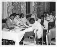 African American and White union members at United Furniture Workers of America and AFL-CIO 9th annual Biennial Convention