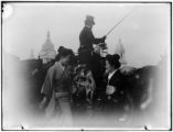 Japanese women and child at dedication of Japan's building site for the 1904 World's Fair