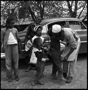 Oliver Jacobs Hugging His Grandchildren