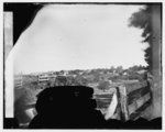 [Culpeper, Va. Approach to town, with photographer's wagon in foreground]