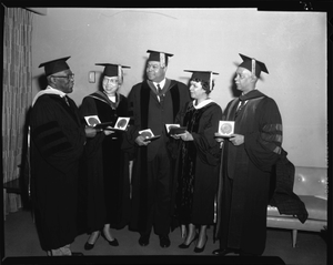 Howard U[niversity] Charter Day Exercises in Auditorium, March 1964 [cellulose acetate photonegative]