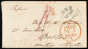 Letter from Isabel Jennings, Cork, [Ireland], to Anne Warren Weston, Nov. 28, 1848