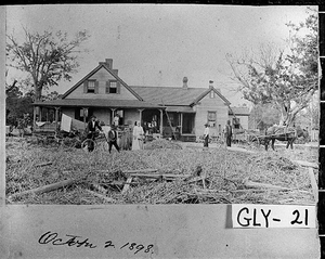 Photograph of home of Horace Dart, Brunswick, Glynn County, Georgia, 1898 Oct. 2