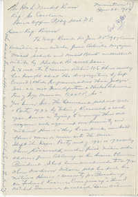 Letter from Daisy D. Horstmann to Representative L. Mendel Rivers, January 24, 1957