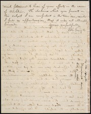 Letter to] Dear Sir [manuscript