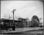 Building the Paris and French Village concession on the Pike