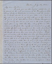 Letter to] My dear McKim [sic] [manuscript