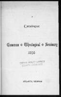 Thumbnail for Gammon School of Theology, 1888