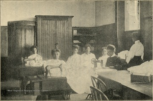 Sewing and Dress Making Class, Storer College, Harpers Ferry, W. Va.