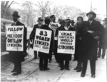 [NAACP pickets at the Crime Conference, Wash., DC, picketing against the practice of lynching, Dec. 11, 1934]