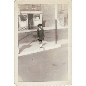 Unidentified girl poses for Winifred Irish Hall