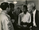 Roy Wilkins meets with NAACP Youth Council