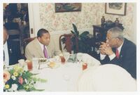 Wynton Marsalis and Thomas W. Cole, Jr. at Commencement Event, 2001