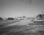 New buildings on the campus of Tuskegee Institute in Tuskegee, Alabama.