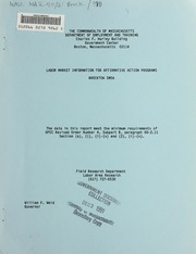 Labor market information for affirmative action programs: Brockton SMSA.